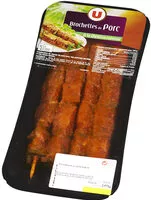 Mängden socker i Brochette de porc nature