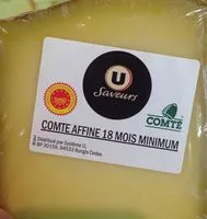 Mängden socker i Comté affiné 18 mois minimum