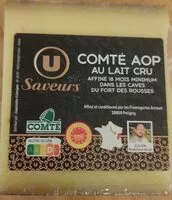 Mängden socker i Comté AOP au lait cru