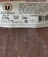 Mängden socker i Terrine de campagne a l ancienne