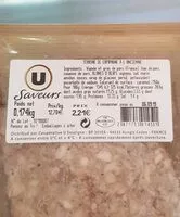 Mängden socker i Terrine de campagne à l'ancienne