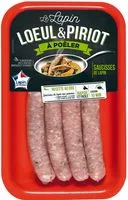 Mängden socker i 4 Saucisses de lapin aux herbes de Provence
