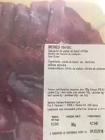 Mängden socker i Bresaola