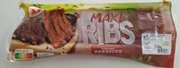 Mängden socker i Maxi RIBS saveur barbecue