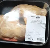 Mängden socker i Cuisse de poulet
