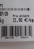 Mängden socker i Gigot d'agneau