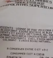 Mängden socker i Chipolatas supérieures