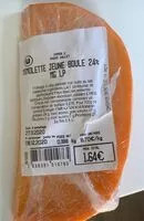 Mängden socker i Mimolette jeune boule 24% mg lp