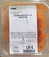 Mängden socker i Champignons a la grecque