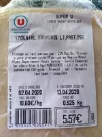 Mängden socker i Emmental français