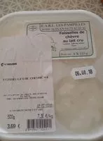 Mängden socker i Faisselles de chèvre au lait cru