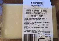 Mängden socker i Comté