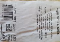 Mängden socker i VAGNE COMTE 9/12 MOIS