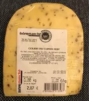 Mängden socker i Gouda au cumin AOP