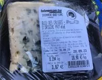 Mängden socker i Bleu des causses AOP