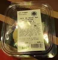 Mängden socker i Tête de moine AOP Suisse