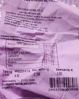 Mängden socker i Zoccoletto