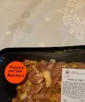 Mängden socker i Émincé de porc curry