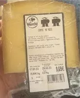 Mängden socker i Comté