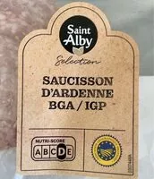 Mängden socker i Saucisson D’Ardenne BGA/IGP