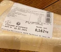 Mängden socker i Brie de meaux