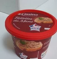 Mängden socker i Rillettes du mans