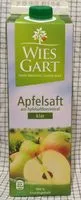 Mängden socker i Wiesgart Apfelsaft Klar