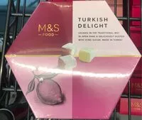 Mängden socker i Turkish delight