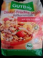 Mängden socker i Dinkel-Früchte-Müsli