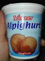 Mängden socker i Alpighurt Haselnuss