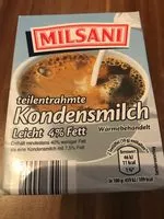 Mängden socker i Kondensmlich