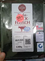 Mängden socker i Rinder-Hackfleisch, 30% fettreduziert
