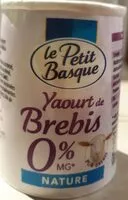 Mängden socker i Yaourt de brebis nature 0 % mg