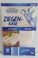 Mängden socker i Ziegenkäse Natur/Bochshornklee