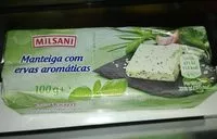 Mängden socker i manteiga com ervas aromáticas