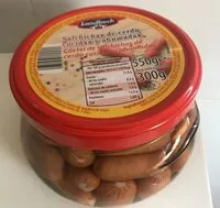 Mängden socker i Salchichas de cerdo cocidas y ahumadas