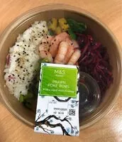 Mängden socker i Prawn Poke Bowl