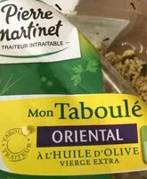 Mängden socker i Taboule oriental