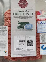 Mängden socker i Gemischtes Hackfleisch 30 Prozent Weniger Fett