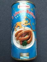 Mängden socker i Münchner Weißwurst