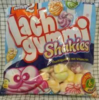 Mängden socker i Lachgummi shakies