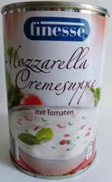 Mängden socker i Mozzarella Cremesuppe mit Tomaten