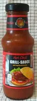 Mängden socker i Hot Chili Grill-Sauce mit Paprikastückchen
