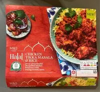 Mängden socker i CHIKEN TIKKA MASSALA & RICE HALAL