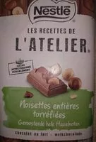 Mängden socker i Chocolat Nestlé noisette entière torréfiées