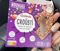 Mängden socker i Crousti barres de céréales