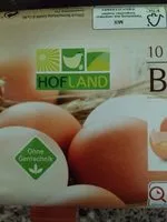Mängden socker i 10 frische Eier aus Bodenhaltung