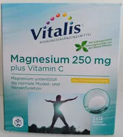 Mängden socker i Magnesium plus Vitamin C
