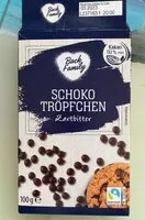 Mängden socker i Schokotröpfchen Zartbitter