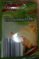 Mängden socker i Trockenbackhefe
